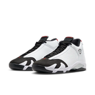 Air Jordan 14 Retro Black Toe (2024), White/Varsity Red/Black/Metallic Silver (487471-160)