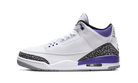 Air Jordan 3 Retro Dark Iris, White/Black/Dark Iris/Cement Grey (DM0967-105)