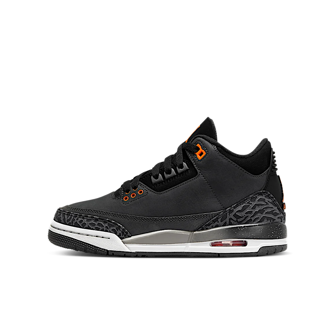 Air Jordan 3 Retro Fear Pack (2023), Night Stadium/Total Orange-Black-Flat Pewter-Neutral Grey (DM0967-080)