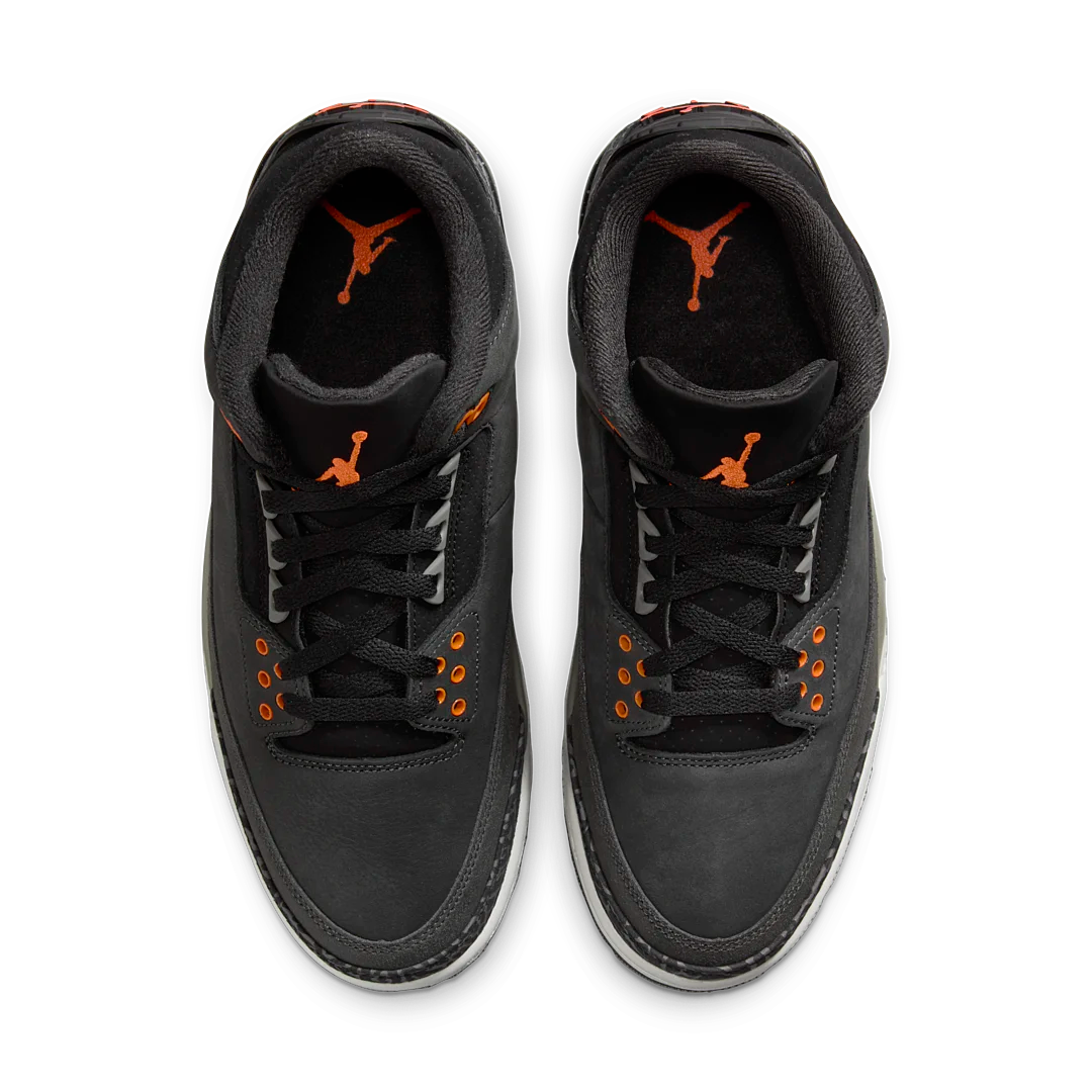 Air Jordan 3 Retro Fear Pack (2023), Night Stadium/Total Orange-Black-Flat Pewter-Neutral Grey (CT8532-080)