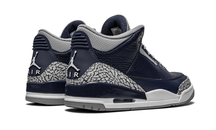 Air Jordan 3 Retro Georgetown (2021), Midnight Navy/Cement Grey-White (CT8532-401)