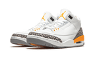 Air Jordan 3 Retro Laser Orange, White/Laser Orange-Cement Grey-Black (CK9246-108)