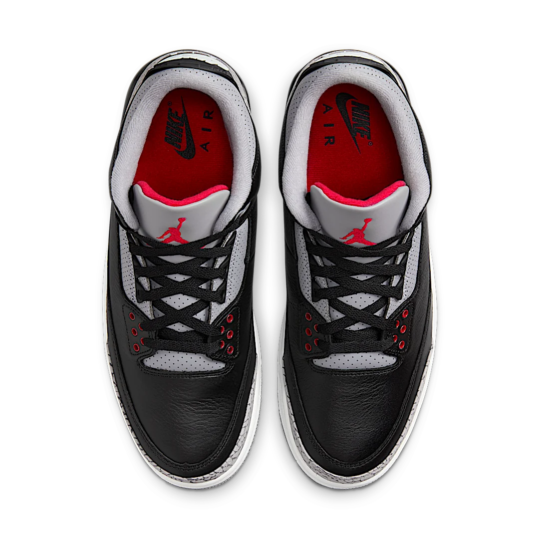 Air Jordan 3 Retro OG Black Cement (2024), Black/Fire Red/Cement Grey/Sail (DN3707-010)