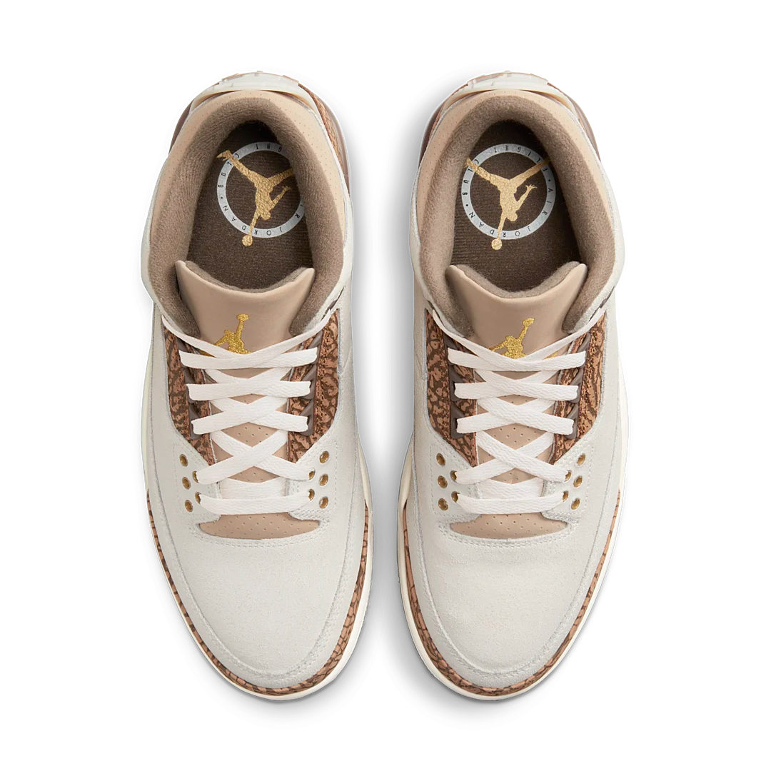 Air Jordan 3 Retro Palomino, Light Orewood Brown/Metallic Gold/Light British Tan/Palomino (CT8532-102)