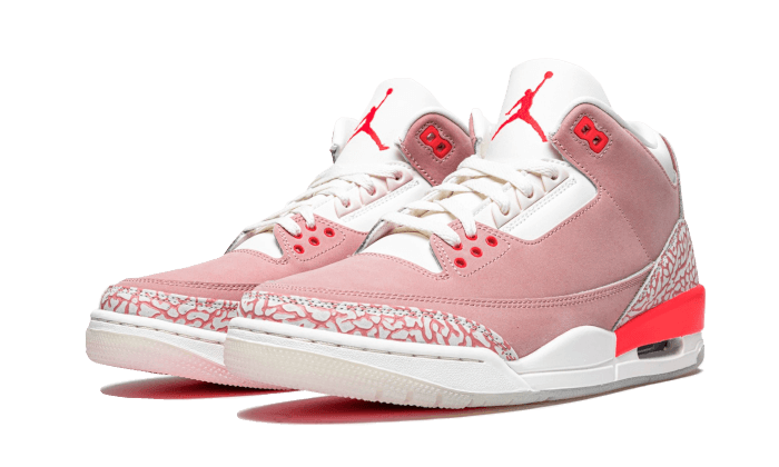 Air Jordan 3 Retro Rust Pink, Sail/Rust Pink-White-Crimson (CK9246-600)