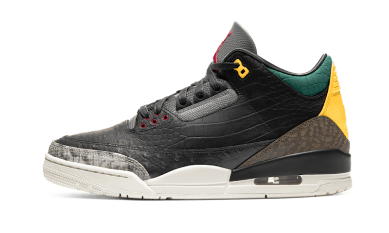 Air Jordan 3 Retro SE Animal Instinct 2.0, Black/Dark Mocha/Rope/Multi-Color (CV3583-003)