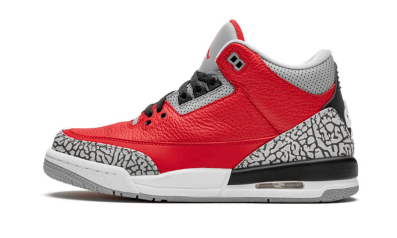 Air Jordan 3 Retro SE Unite, Fire Red/Fire Red-Cement Grey-Black (CK5692-600)