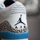 Air Jordan 3 Retro UNC (2020), White/Valor Blue-Tech Grey (CT8532-104)