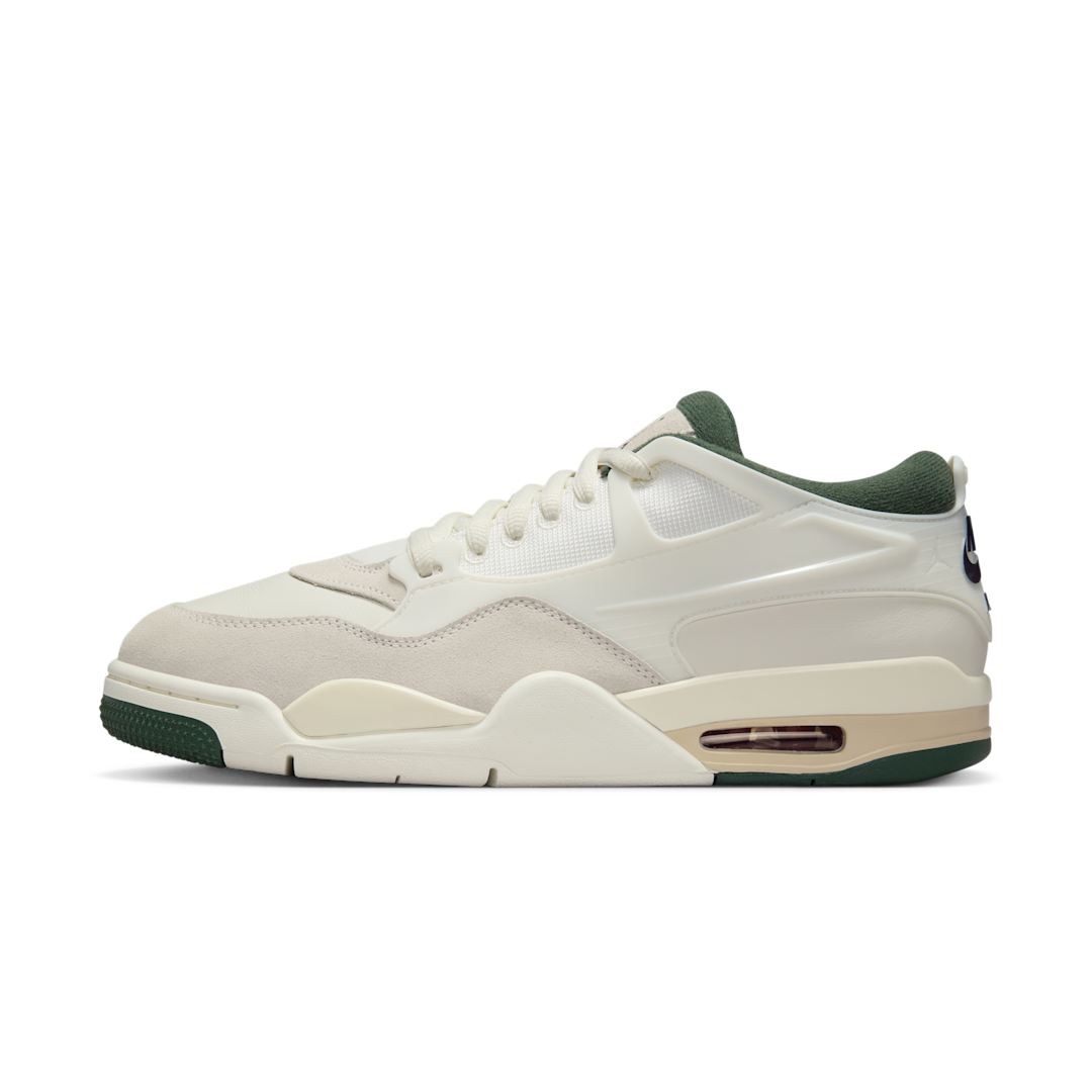 Air Jordan 4 RM Light Cream Midnight Green, Sail/Light Cream/Midnight Green/Dark Raisin (FQ7939-105)