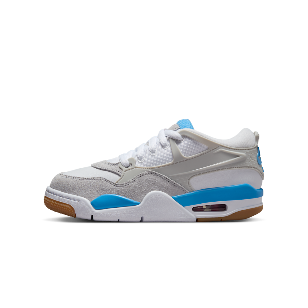Air Jordan 4 RM White Legend Blue, White/White/Neutral Grey (FQ7938-104)