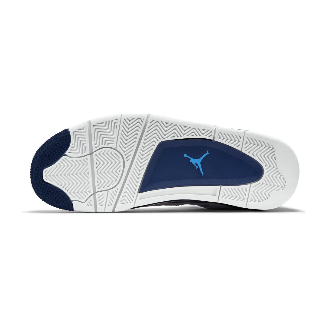 Air Jordan 4 Retro Columbia (2015), White/Legend Blue-Midnight Navy (314254-107)