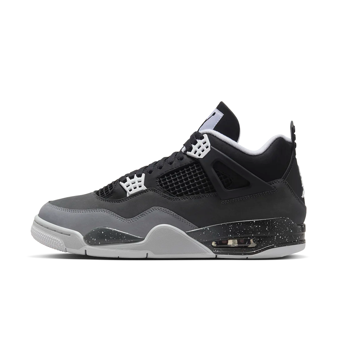 Air Jordan 4 Retro Fear (2024), Black/White/Anthracite/Black/Pure Platinum (FQ8138-002 / FQ8213-002)