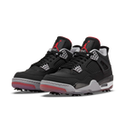 Air Jordan 4 Retro Golf Bred, Black/Fire Red-Cement Grey-White (CU9981-002)