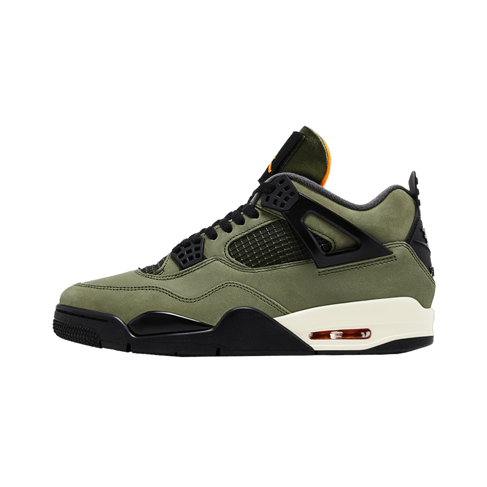 Air Jordan 4 Retro OG SP Undefeated (2025), Deep Green/Clementine/Black/Sail (IB1519-200)