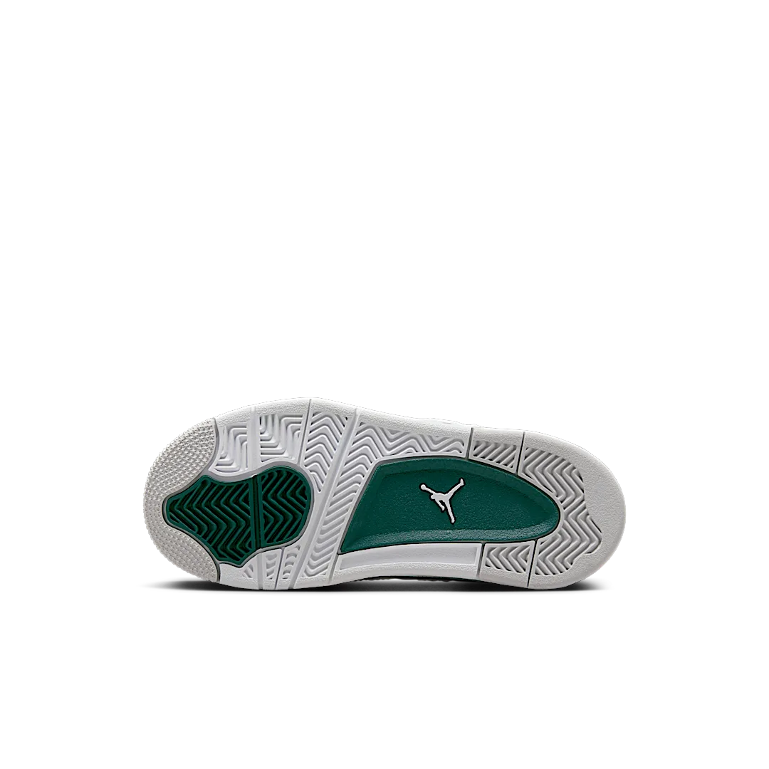 Air Jordan 4 Retro Oxidized Green (PS), White/Oxidized Green/White/Neutral Grey (BQ7669-103)