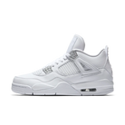 Air Jordan 4 Retro Pure Money (2017), White/Metallic Silver-Pure Platinum (308497-100)