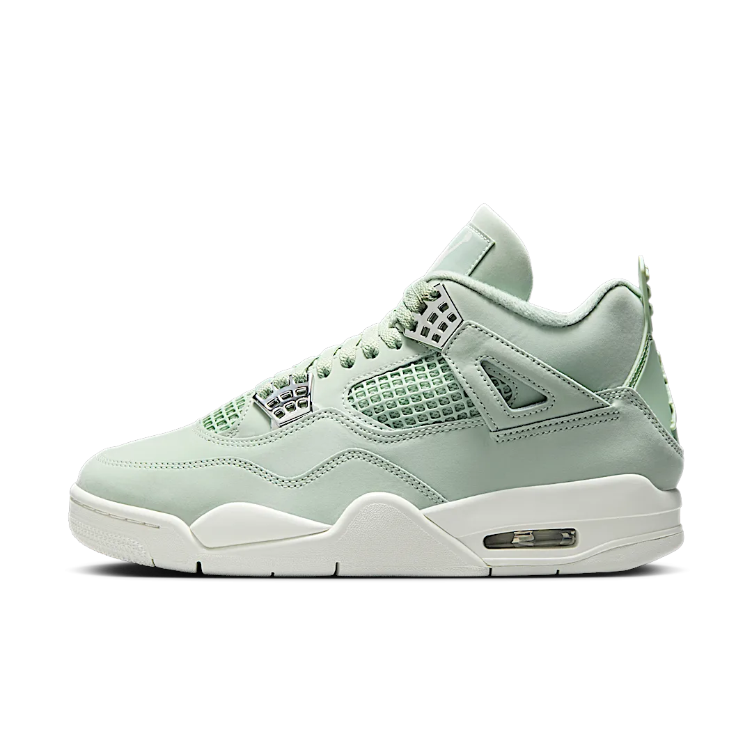 Air Jordan 4 Retro Seafoam Sail, Seafoam/Sail/Metallic Silver (HV0823-003)