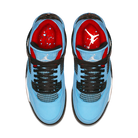 Air Jordan 4 Retro Travis Scott Cactus Jack, University Blue/Black-Varsity Red (308497-406)