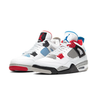 Air Jordan 4 Retro What The, White/Military Blue-Fire Red-Black-Cement Grey (CI1184-146)