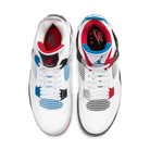 Air Jordan 4 Retro What The, White/Military Blue-Fire Red-Black-Cement Grey (CI1184-146)