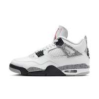 Air Jordan 4 Retro White Cement (2025), Summit White/Fire Red-Tech Grey-Black (FV5029-100 / IB4171-100)