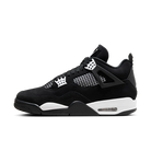 Air Jordan 4 Retro White Thunder, Black/White/Black (FQ8138-001 / FQ8213-001)