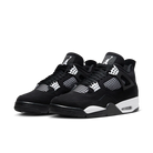 Air Jordan 4 Retro White Thunder, Black/White/Black (FQ8138-001 / FQ8213-001)