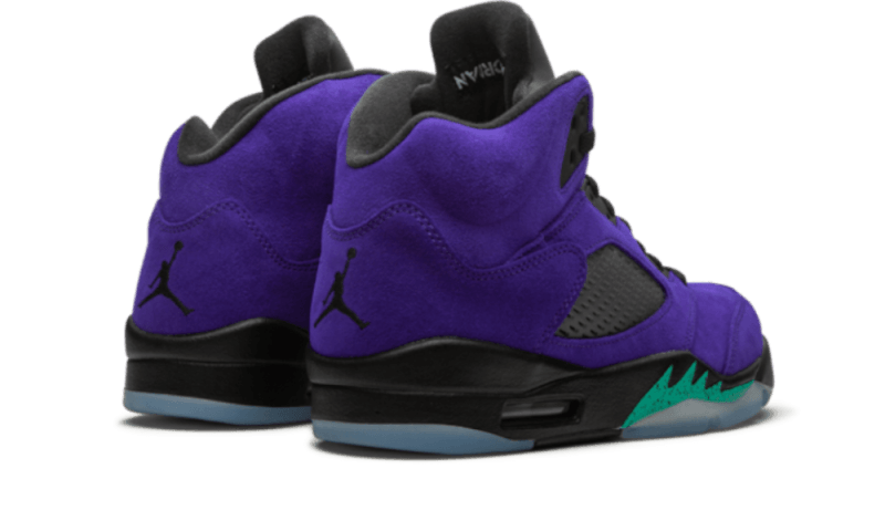 Air Jordan 5 Retro Alternate Grape, Grape Ice/New Emerald-Black (136027-500)