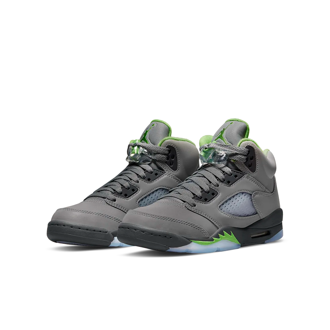 Air Jordan 5 Retro Green Bean , SILVER/GREEN BEAN-FLINT GREY (DQ3734-003)