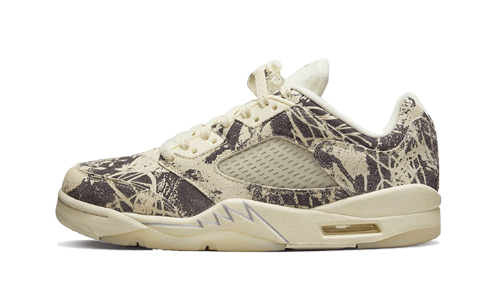 Air Jordan 5 Retro Low Expression, Coconut Milk/White/Black (DA8016-100)