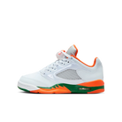 Air Jordan 5 Retro Low Miami Hurricanes, Football Grey/Brilliant Orange-Pine Green (FQ1293-018)