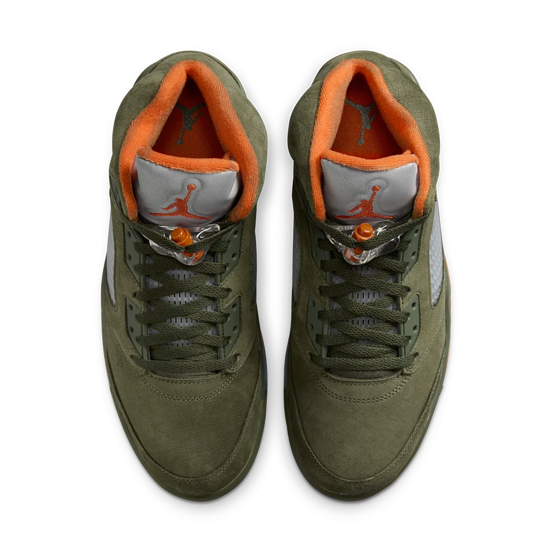 Air Jordan 5 Retro Olive (2024), Army Olive/Solar Orange (DD0587-308)