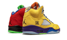 Air Jordan 5 Retro What The, Varsity Maize/Court Purple-Ghost Green-Solar Orange (CZ5725-700 / CZ6415-700)