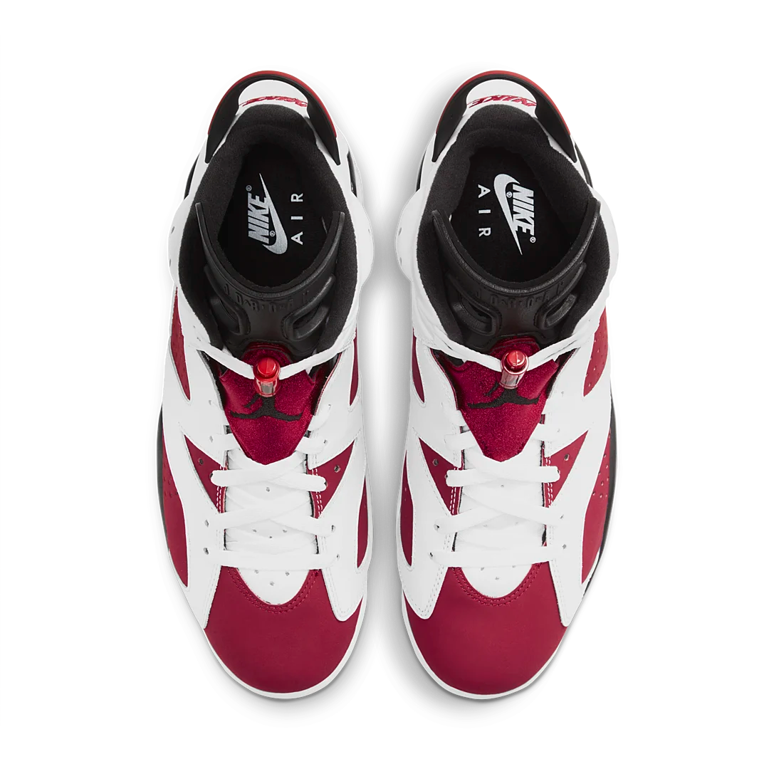 Air Jordan 6 Retro Carmine (2021), White/Black-Carmine (CT8529-106)