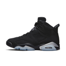 Air Jordan 6 Retro Chrome, Black/Black/Metallic Silver (DX2836-001)