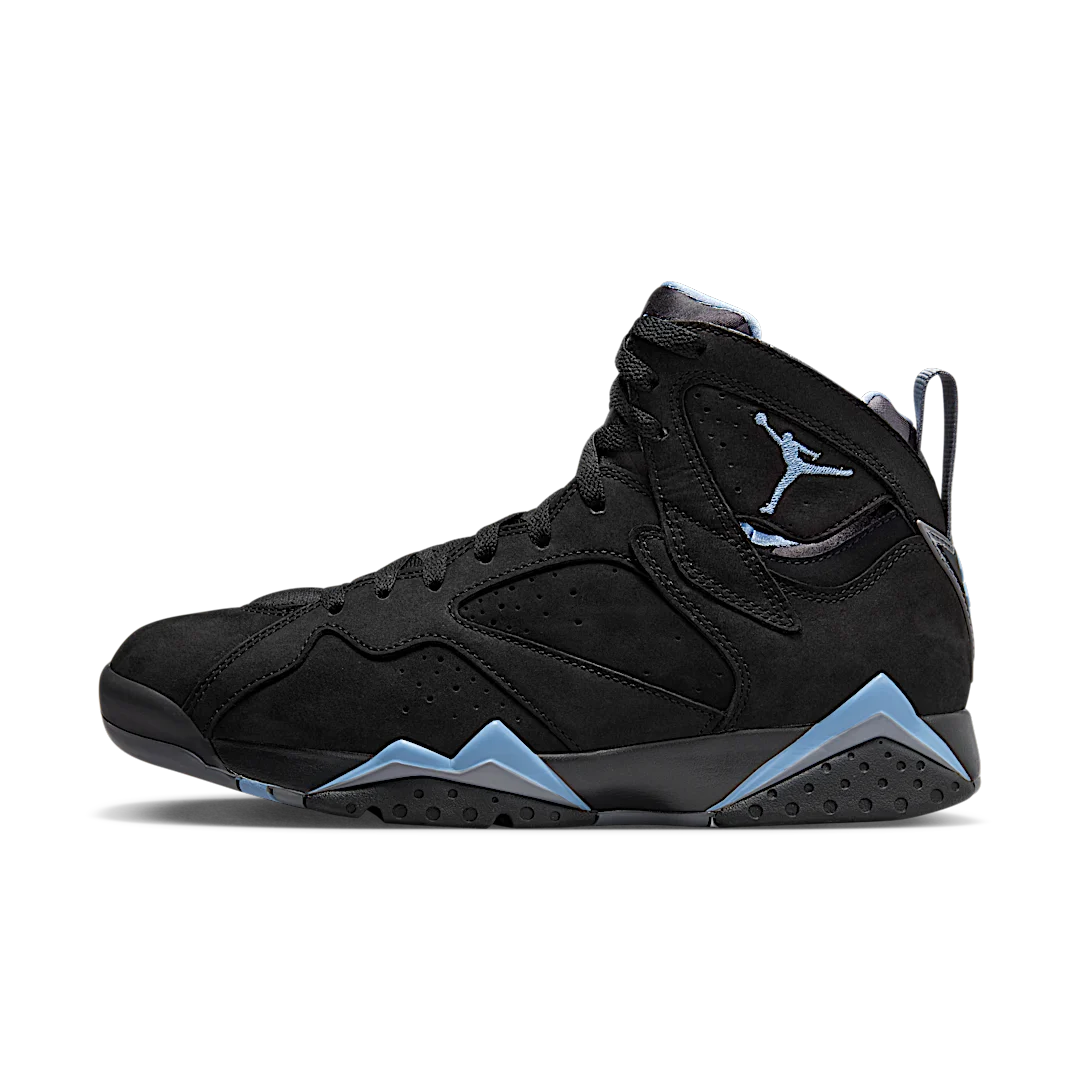 Air Jordan 7 Retro Chambray (2023), Black/Chambray/Light Graphite (CU9307-004)