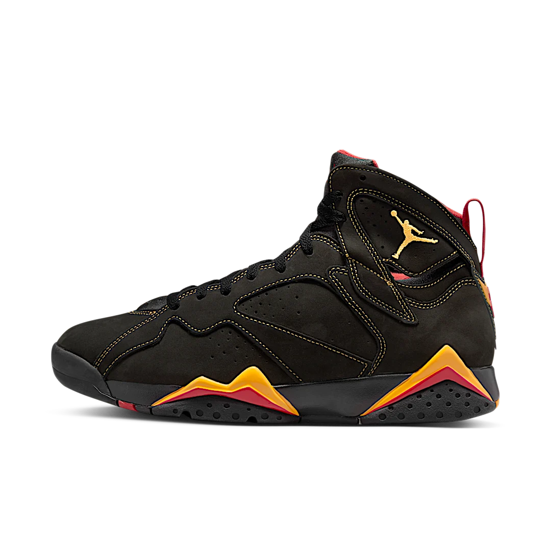 Air Jordan 7 Retro Citrus (2022), Black/Citrus-Varsity Red (CU9307-081)