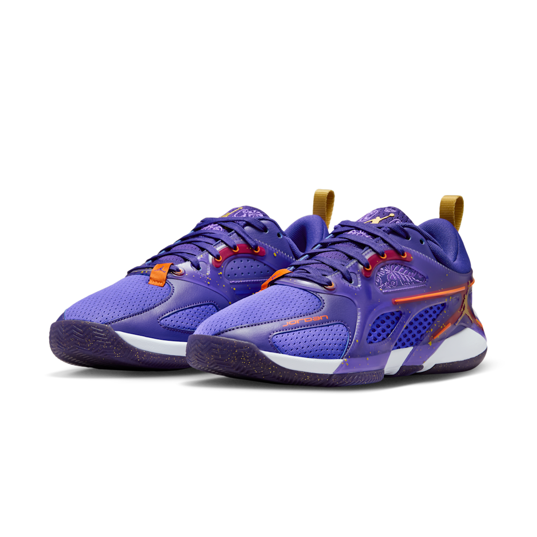 Air Jordan Heir Royalty, Hyper Grape/Metallic Gold/Brilliant Orange/Court Purple (IH7399-500)