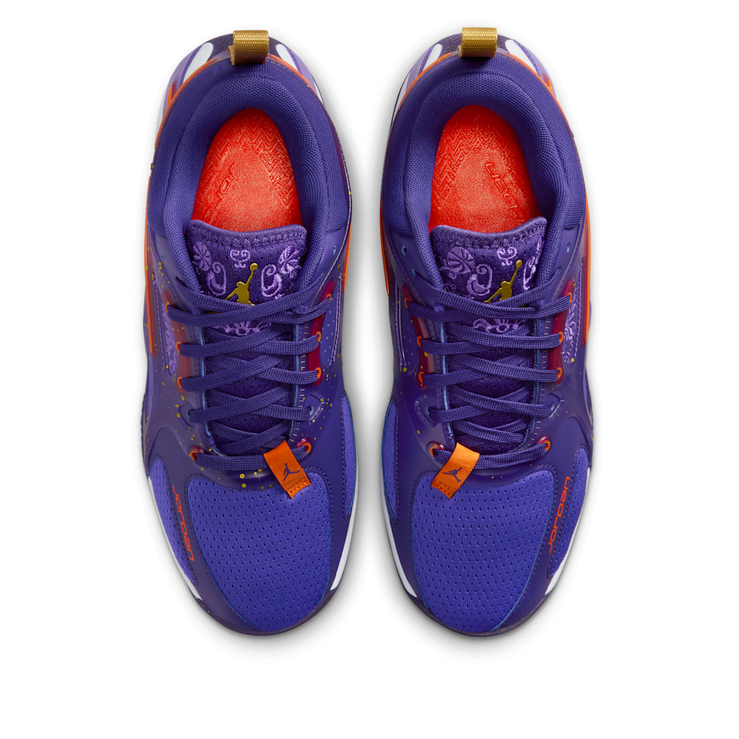 Air Jordan Heir Royalty, Hyper Grape/Metallic Gold/Brilliant Orange/Court Purple (IH7399-500)