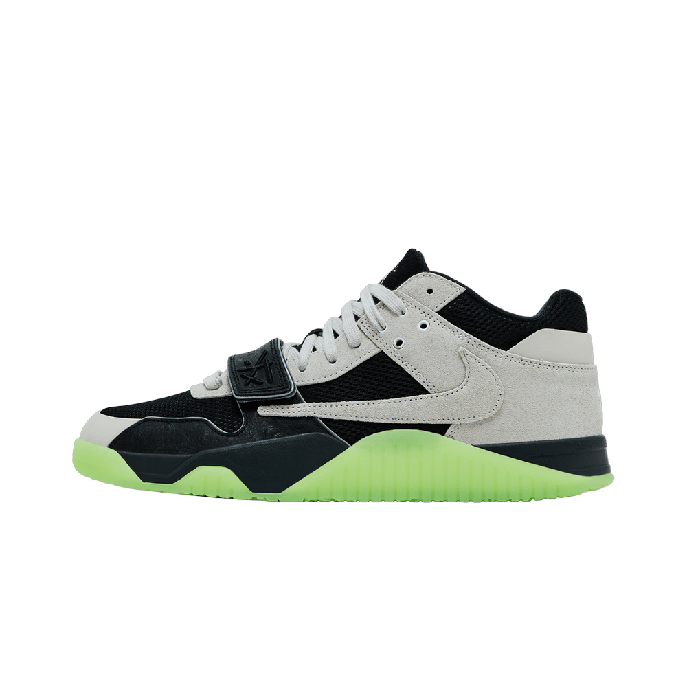 Air Jordan Jumpman Jack TR Travis Scott x Chase B Black Night Silver, Black/Night Silver/Anthracite/Illusion Green/Coral Chalk (IH7971-001)