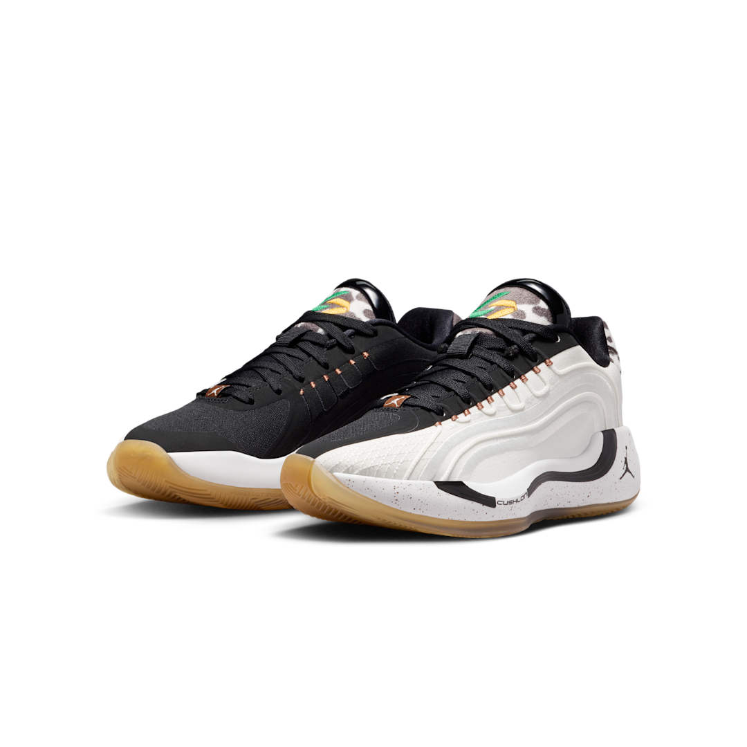 Air Jordan Luka 4 Gone Ranching, Summit White/Pine Green/Canyon Gold/Black/Gum Light Brown/Infinite Sable (IF0484-100)