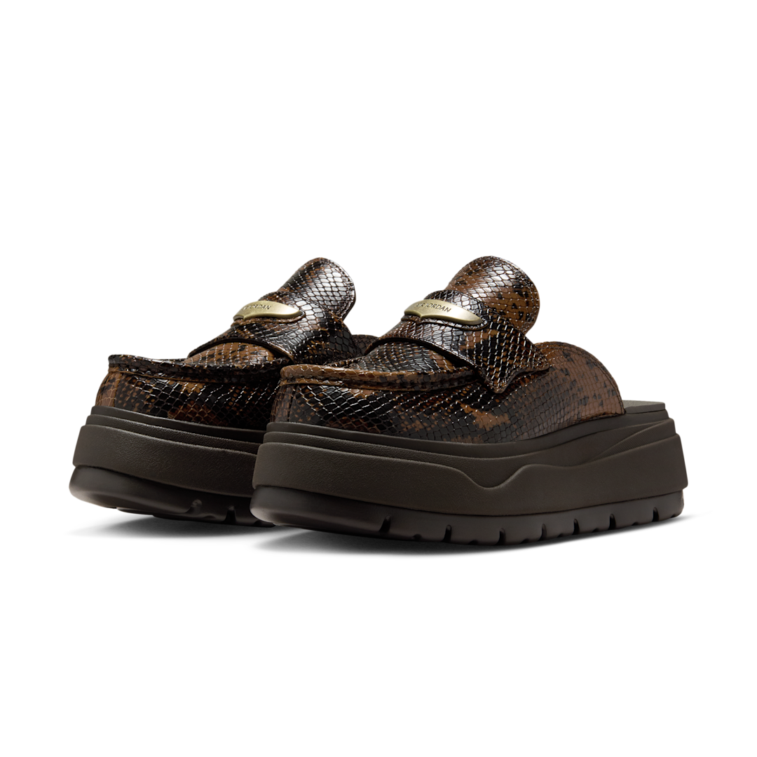 Air Jordan Mule Croc Velvet Brown