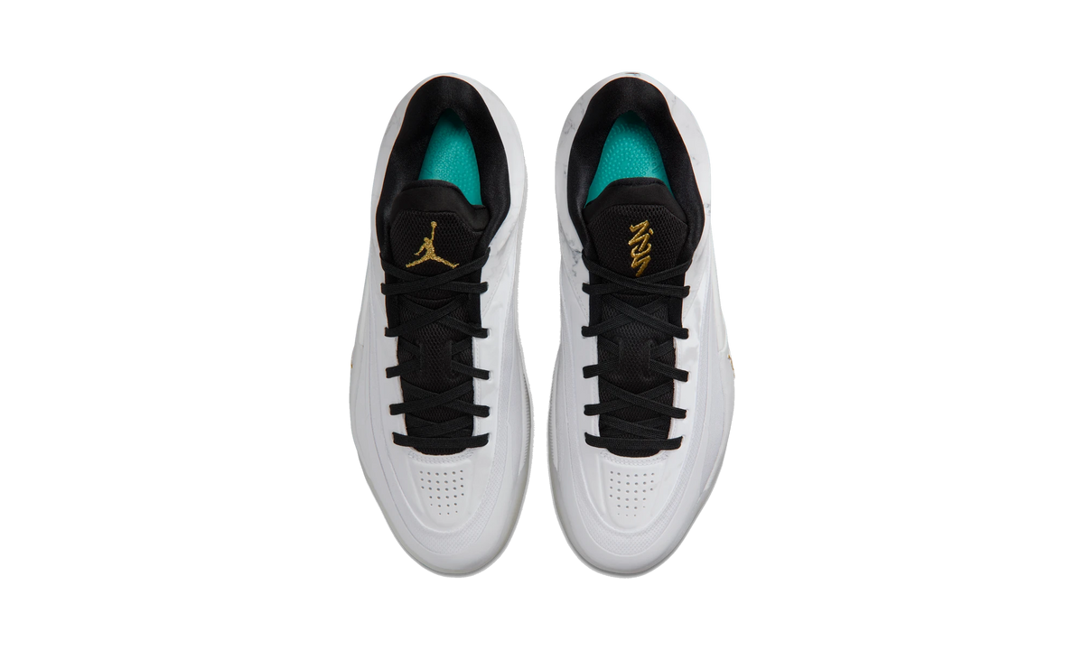 Air Jordan Zion 4 White Metallic Gold