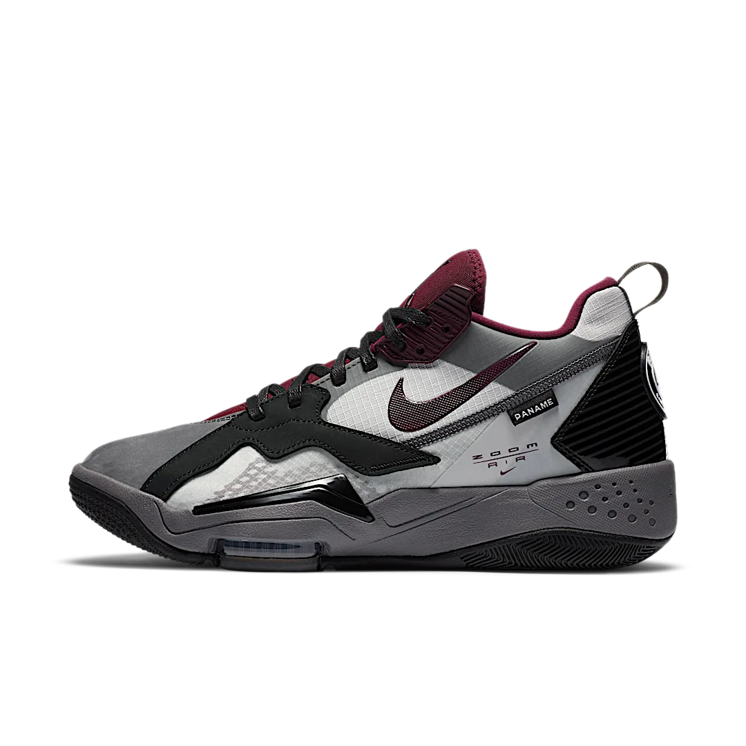 Air Jordan Zoom 92 PSG Paris Saint-Germain, Light Graphite/Neutral Grey-Black-Bordeaux (DA2554-006)