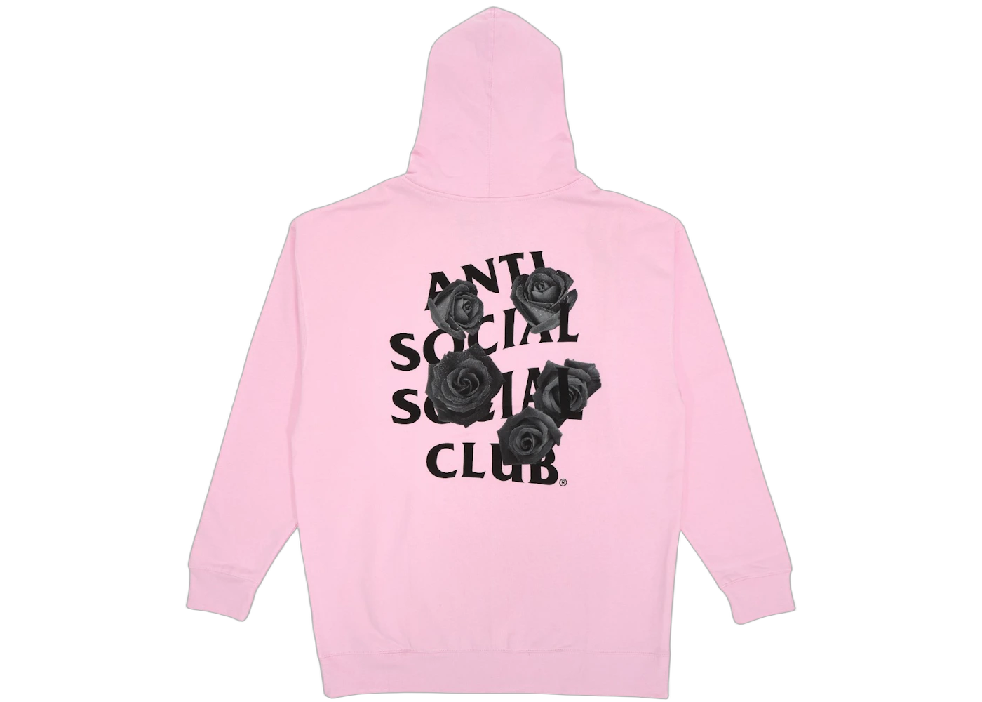 Anti Social Social Club Bat Emoji Hoodie Pink