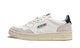 Autry Medalist Leather Low White Black Beige