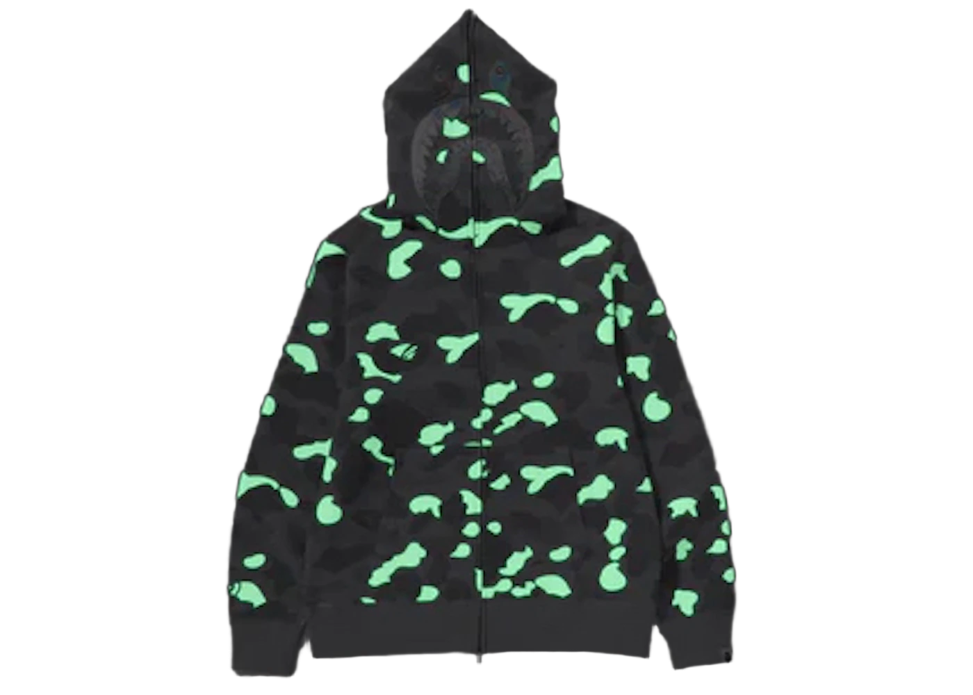 BAPE City Camo Shark Full Zip Hoodie (SS24) Gray