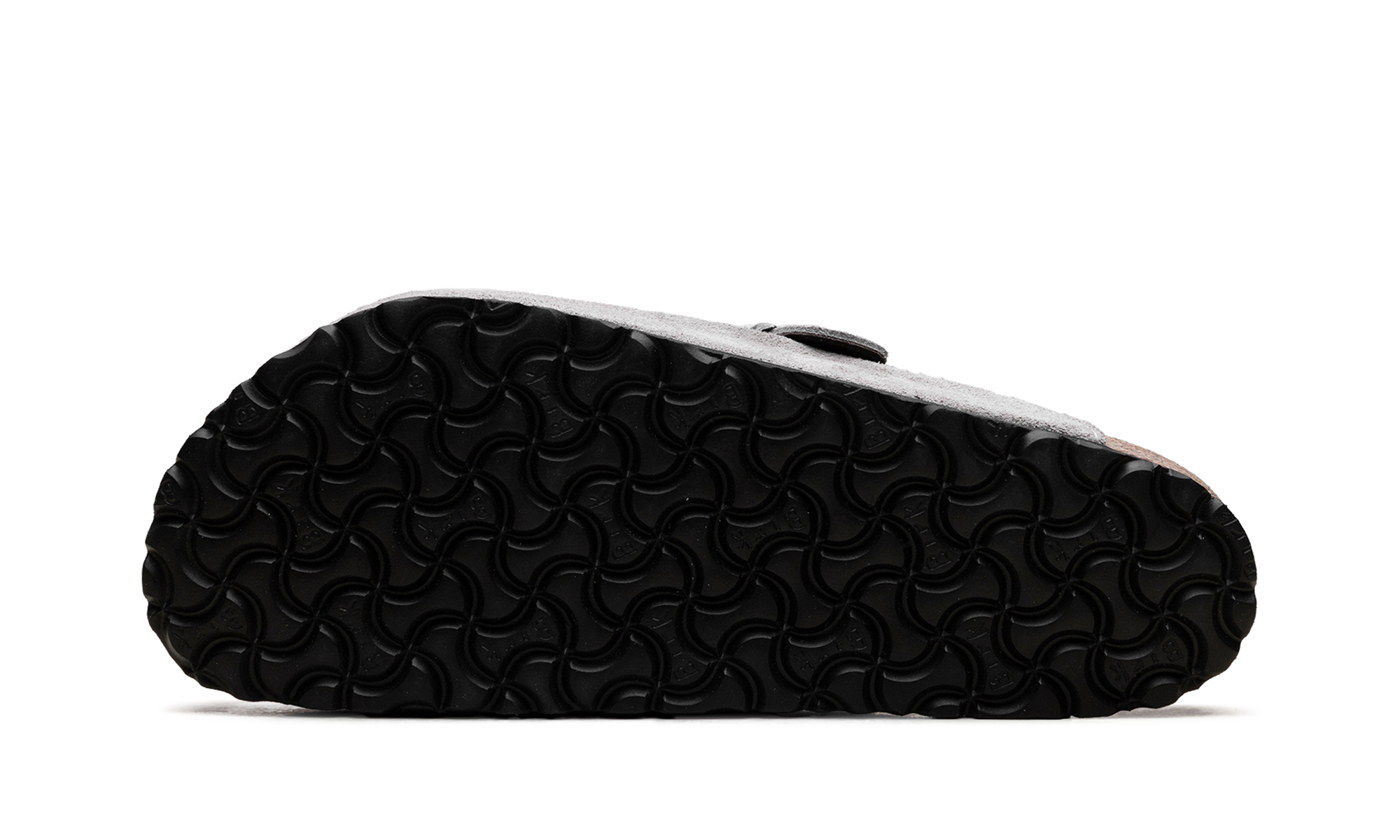 Birkenstock Boston Shearling Suede Stone Coin