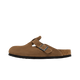 Birkenstock Boston Soft Footbed Suede Dark Tea Tonal