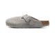 Birkenstock Boston Soft Footbed Suede Stone Coin